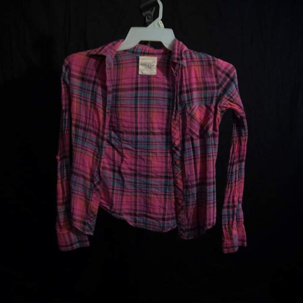 kirra xs plaid shirt